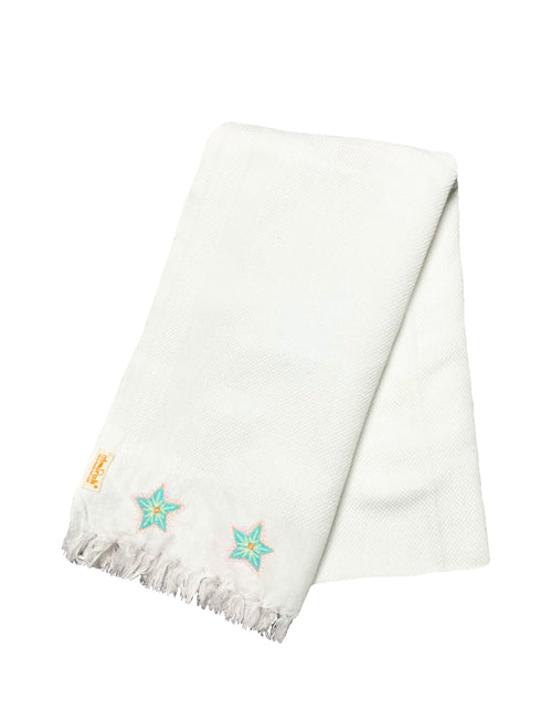 Towel Wrap Emb Starfish